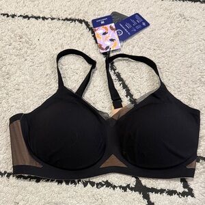 honeylove XL Seamless Black wireless Support Bra new